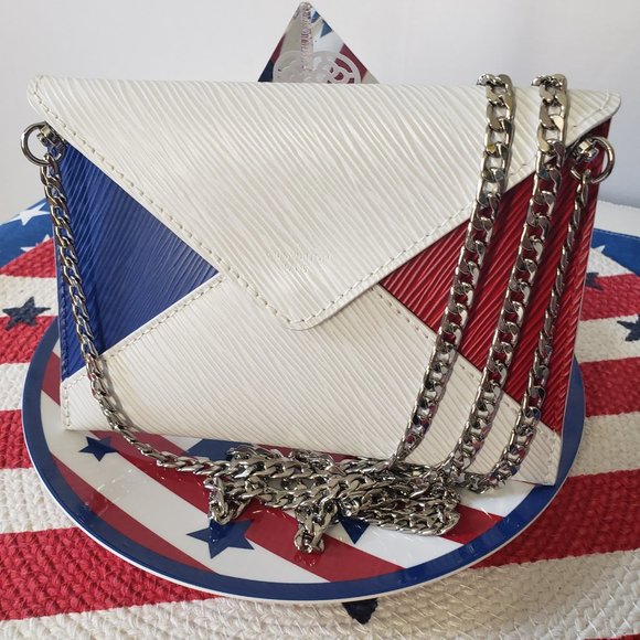 Louis Vuitton Kiragami Red White and Blue Pochette - Rare ! - Picture 10 of 10